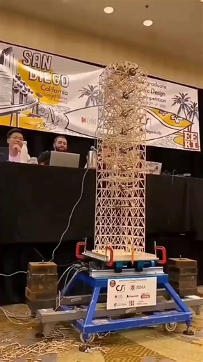 Seismic design competition. Image/Audio Courtesy: Unknown⁠ DM for credit or removal requests.⁠ Use intended only for knowledge and information purposes.⁠ ⁠ #civilengineering #theconstructor #construction #civil #engineering #civilengineeringworld #civilengineer #engineer #engineers #building #civilconstruction #constructionlife #engineeringlife #constructionworker | The Constructor - Civil Engineering Home