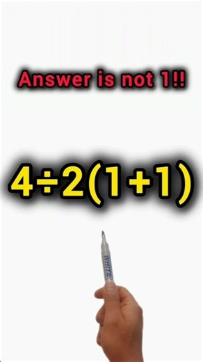 POV: Try Solving This Tricky Math Expression!