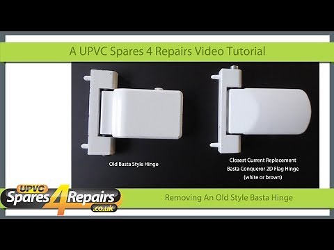 Removing An Old Style Basta Upvc Door Hinge