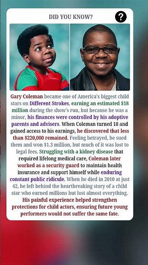 Gary Coleman’s Tragic Hollywood Story