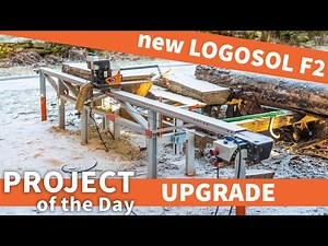 Setup new Logosol F2 sawmill at the homestead