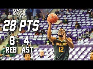 Jared Butler Full Highlights vs TCU 1.9.21 | 28 Pts, 8 Reb & 4 Ast
