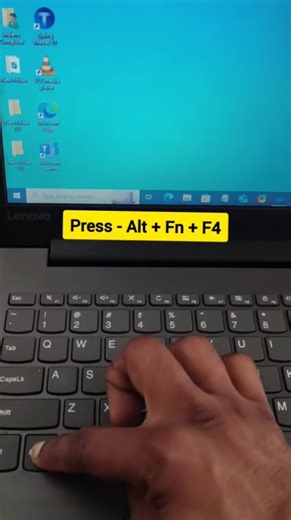 Lenovo Laptop Shutdown Shortcut Key #asmr #pc #laptop #shorts