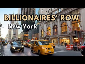 4k NYC Walk | Billionaires' Row New York City 4K