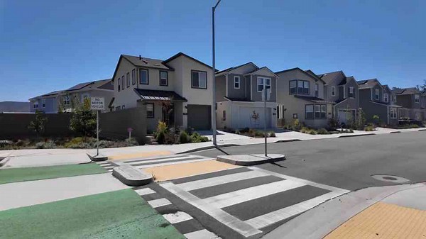 The hidden path networks inside some suburban neighborhoods