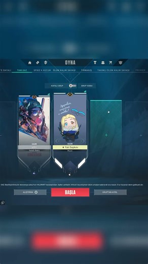 SİZİNDE KÖTÜ ŞARKI SÖYLEYEN BİR ARAKADAŞINIZ VAR MI? - VALORANT #keşfet #reels #shorts #valorant