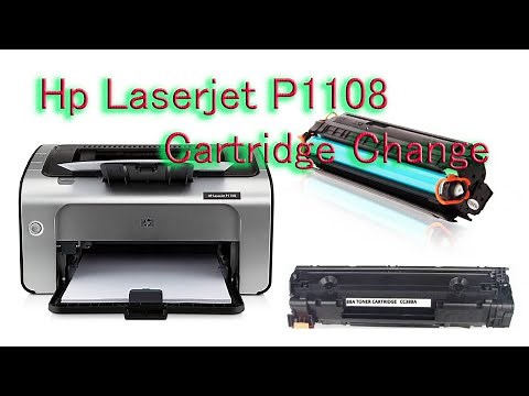 hp Laserjet P1108 Toner Change And Print Problem Solve