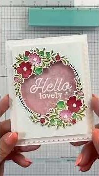 Creating a Shaker Card with Cottage Charm | Taylor VanBruggen #papercraft #diy #cardmaking