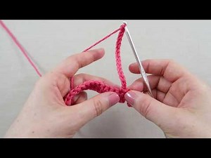 How to crochet a Chain Loop Fringe