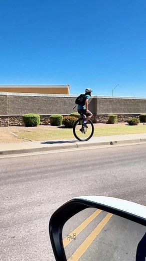 Fastest unicycle in the world 😲