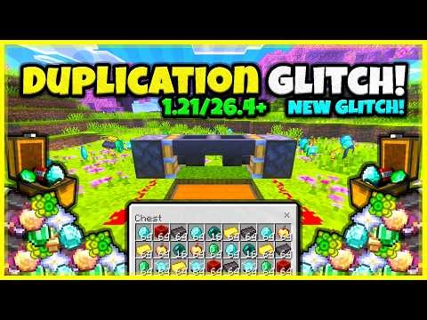 NEW DUPLICATION XP GLITCH!! (100% SURVIVAL) In Minecraft Bedrock 1.21/26.3+