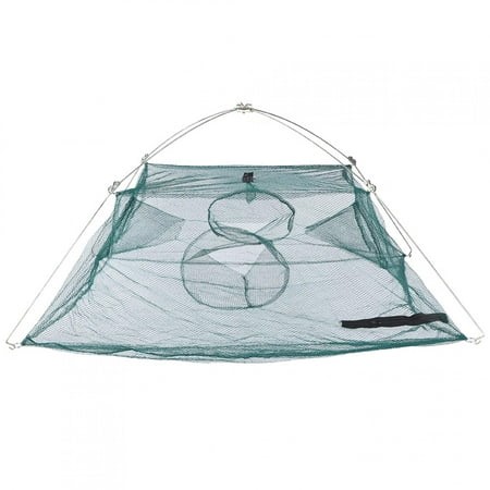 Fishing Net, Portable Bait Trap Fishing Net, Fish Lobster for Black Carp Crab 4 corner enclosed 100cm - Walmart.ca