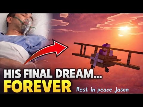 His Last Wish Was to Fly… #minecraft #dream