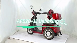 Heavy Duty 3 Wheel Scooter for Adults,All Terrain Mobility Scooter 500lbs Capacity,800W Powered Mobility Scooters Handicap Mobility Scooter for Travel with Full Set Lights (Blue)