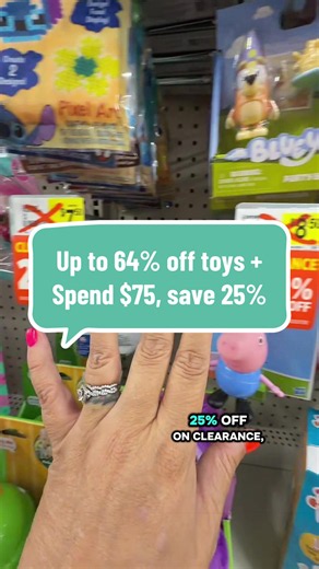 Now thru 10/8. Clearance Event at the Dollar General. Here are some toys to look for! Plus they are spend $75, save 25%. #dollargeneral #couponing #dollargeneraldeals #dollargeneralcouponing #clearance