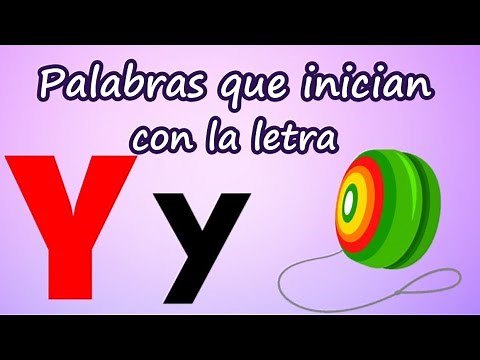 Palabras que inician con Y | Aprende a leer y escribir