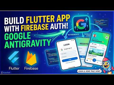 Google Antigravity: Instant Flutter App with Google & Apple Sign-In + Home Page 🚀