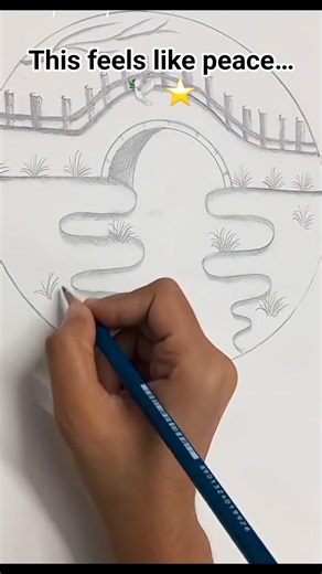 This drawing feels like peace ...🕊️✨