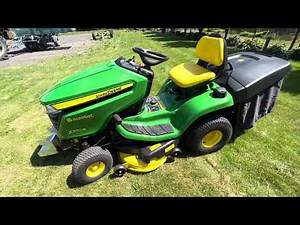 #699- Nasz pierwszy John Deere! Nowy nabytek John Deere X350R- Ciągniczek kosiarka!