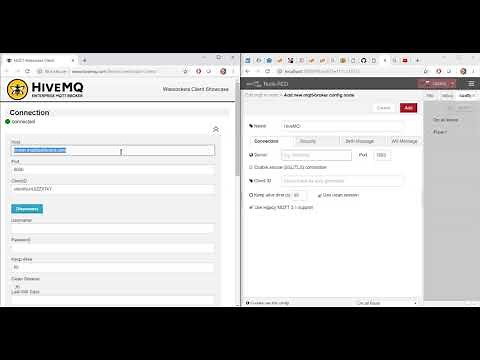 MQTT tutorial with HiveMQ and Node-Red
