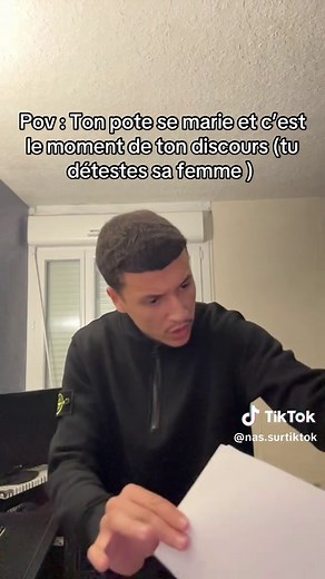 Discours humoristique pour un mariage décevant