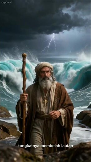 Prophet Moses’ Miracles: The Sea Divides! #shorts #kisahnabi
