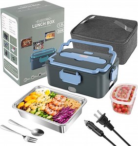 [Hot Item] 1.8L Multipurpose Electric Lunch Box Food Warmer for Car Home