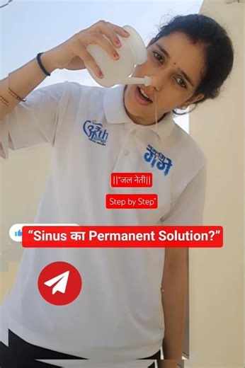 Dy-2 JalNeti Step by Step❤️|Shatkarma||Sinus Ke Liye Excise#NetiKriya#JalNeti#Shatkarm#yogicpractice