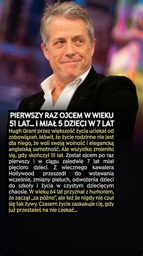 Pierwszy raz ojcem w wieku 51 lat… i miał 5 dzieci w 7 lat