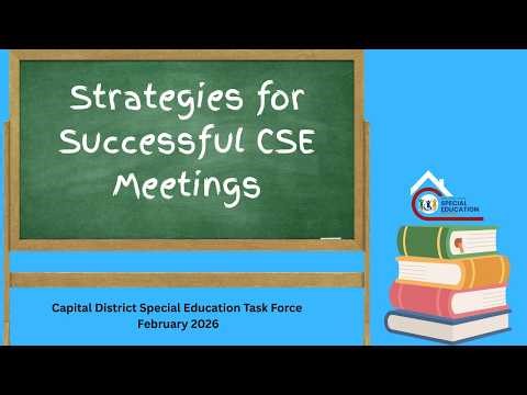 Strategies for Successful CSE Meetings