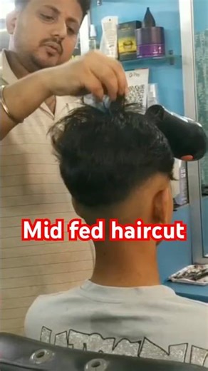 Mid fed haircut tutorial by icon parlour #trending #ytshorts #hairstyle #haircut ytviral