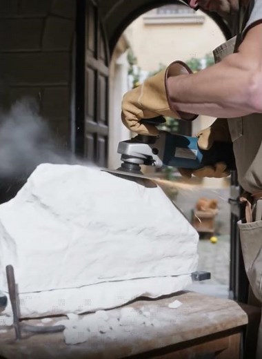This Old-School Stone Carving Technique Blows Minds #craftsmanship #sculpting