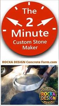 Crafting Beautiful Patio Stones in Just 2 Minutes | Easy DIY Concrete Project.