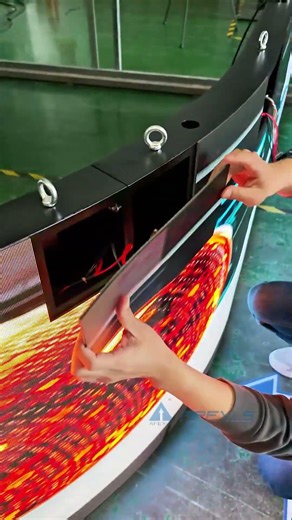 Technicians are testing LED modules.#ledscreen #leddisplay #apexls