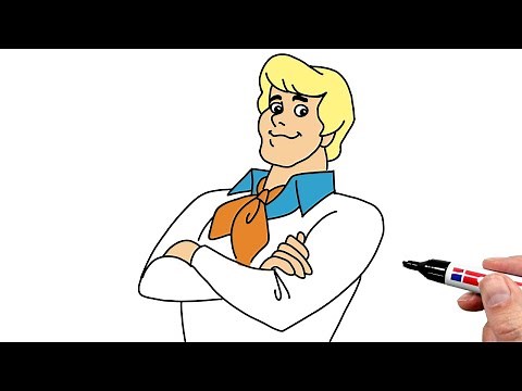 How to Draw Fred From Scooby Doo