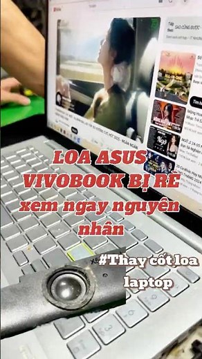 Asus Vivobook laptop speaker crackling, laptop speaker coil replacement, sound restoration | Than...