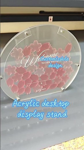 Acrylic desktop display boards: making every display a customized aesthetic expression.