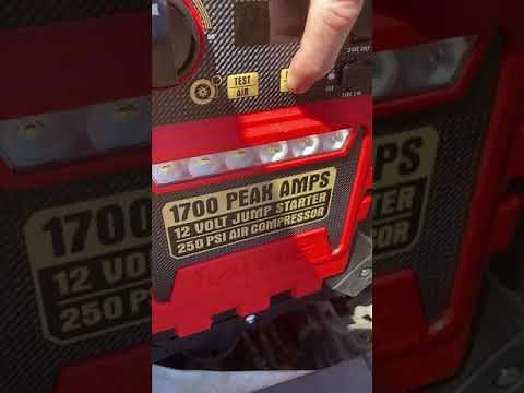 Harbor Freight New 12 Volt Jump Starter 1700 Peak Amp