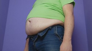 Fat Man Zips Zipper On Jeans Stock Footage Video (100% Royalty-free) 1037509169 | Shutterstock