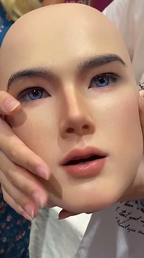 AI Male Love Doll Head Showcase | Realistic Skin Texture & Interactive AI