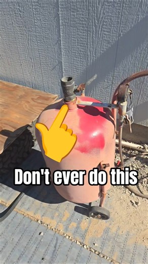 HARBOR FREIGHT SANDBLASTER Hack!