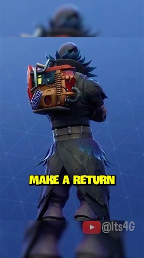 Fortnite's Rust Bucket Back Bling Is Back!🤔🤯 #shorts #fortnite