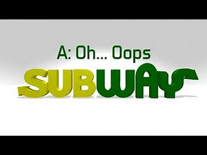 Subway Logo Bloopers #2: Swapped Colors