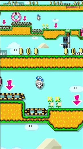 Sonic 2 Bonus Stage Music Level | Mario Maker 2