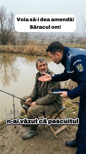 CeAI Tv on Instagram: "Logică de pescar 🎣 Uneori, dialogul cu autoritățile necesită puțină imaginație. O poveste scurtă de pe marginea bălții care îți va face ziua mai bună. Tu ce scuză ai folosi? #instaroma #umorromanesc #pescuit #bucuresti #politiaromana"