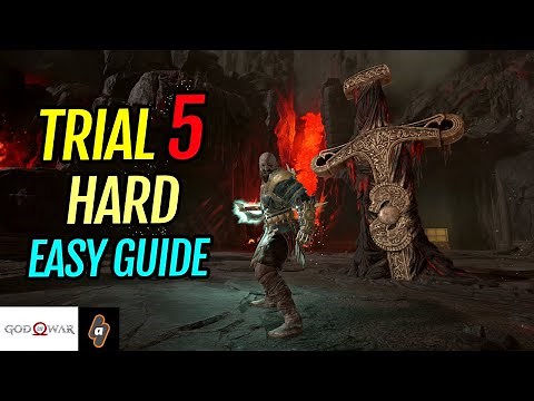 EASY Step by Step Guide Trial 5: Normal + Hard - Muspelheim Trials Walkthrough | God of War