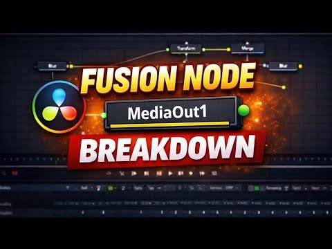 MediaOut Node Explained in DaVinci Resolve Fusion | Full Breakdown for Beginners 🔥