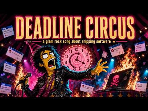 Deadline Circus — A Glam Rock Song About Software Engineering