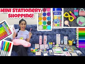 MINI Stationery Shopping!🛍😍 | Riya's Amazing World