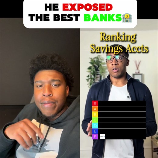 This savings account tier list finna make some people mad 😭🏦💰 🏆 S TIER • SoFi — high-yield savings, solid features, and actually pays you to keep money there 👀 🔥 A TIER • Capital One — strong rates, easy-to-use app, and underrated savings options 📈 🥈 B TIER • Amex Savings — simple, reliable, and competitive rates 💯 🚮 F TIER • Chase 😭 • Bank of America 😭 • Wells Fargo 😭 • Citi 😭 Why? Most traditional banks pay pennies in interest while your money sits there doing nothing 👀 Imagine 